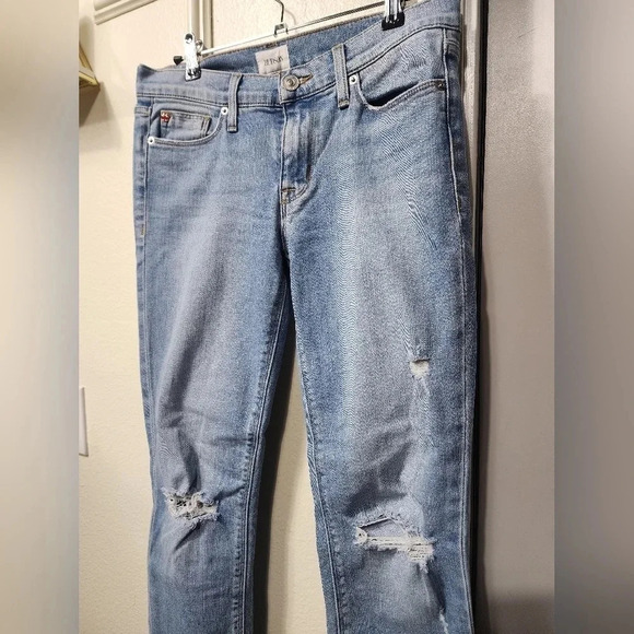 Women's Hudson Distressed Ankle Krista Super Skinny in Tampa Wash Size 27 - Picture 2 of 11